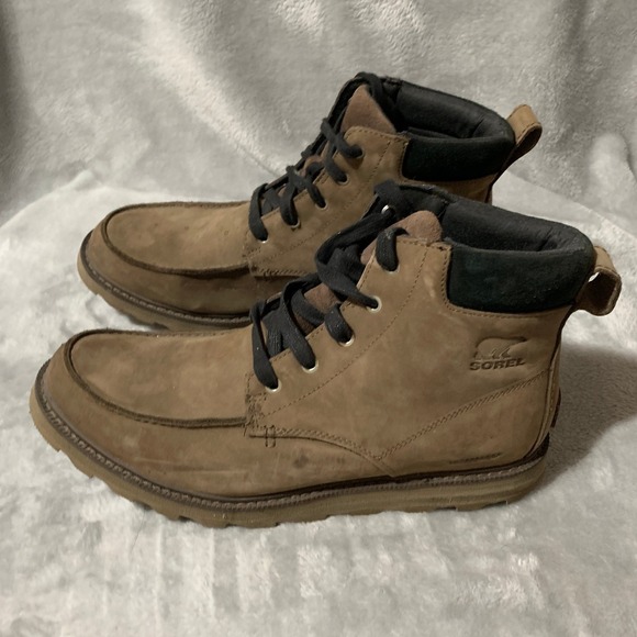 Sorel Madson ll Boots Men\'s Brown Waterproof Leather Moc‎ Toe Ankle Casual main image 13